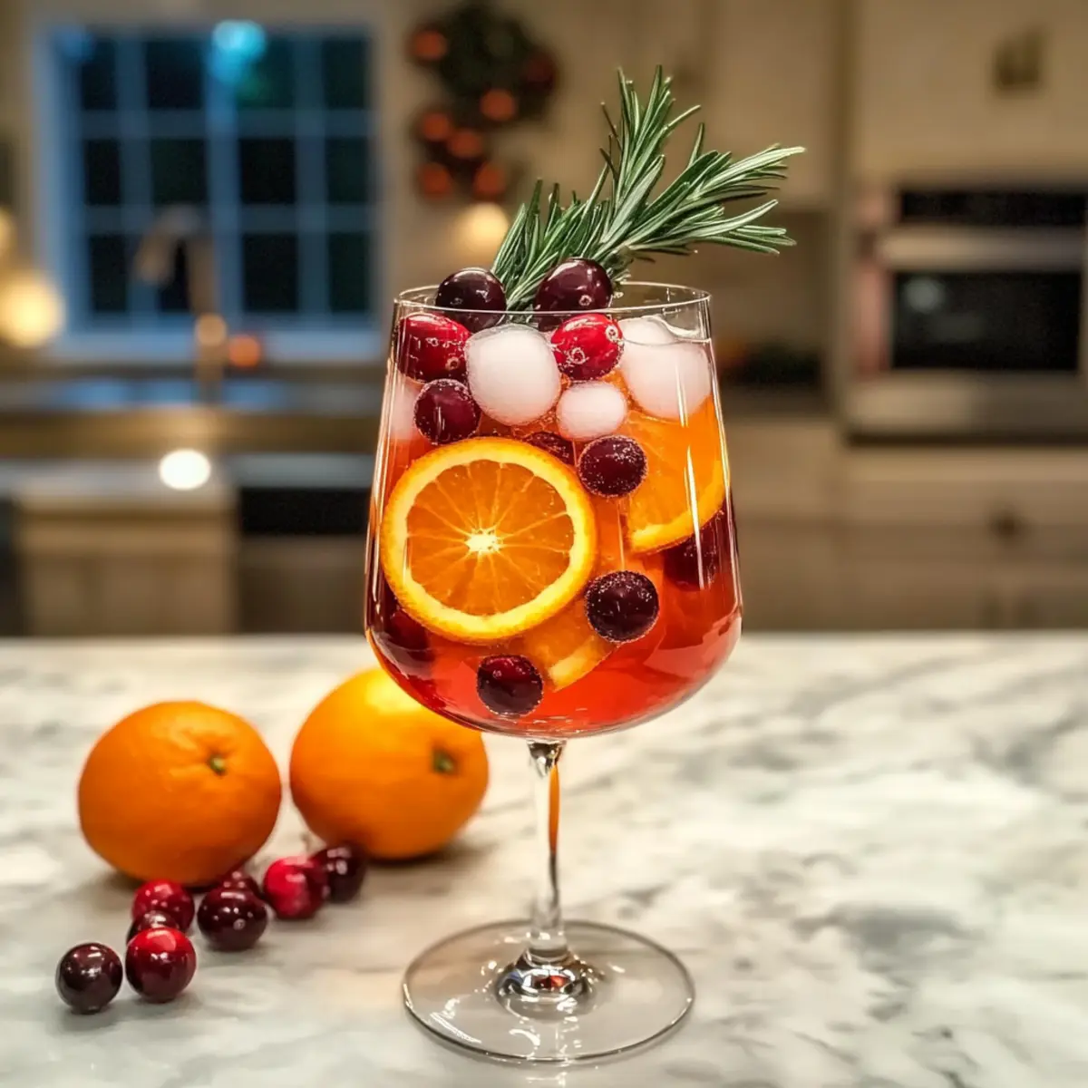 Festive Christmas Aperol Spritz for a Cheerful Holiday Toast