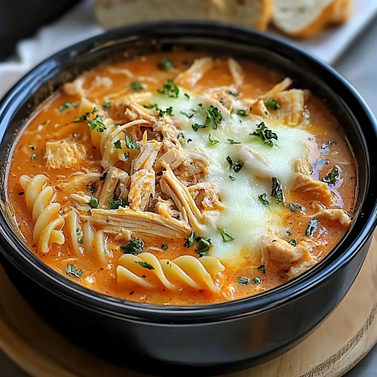 Crockpot Chicken Parmesan Soup: Cozy Comfort in Every Bowl