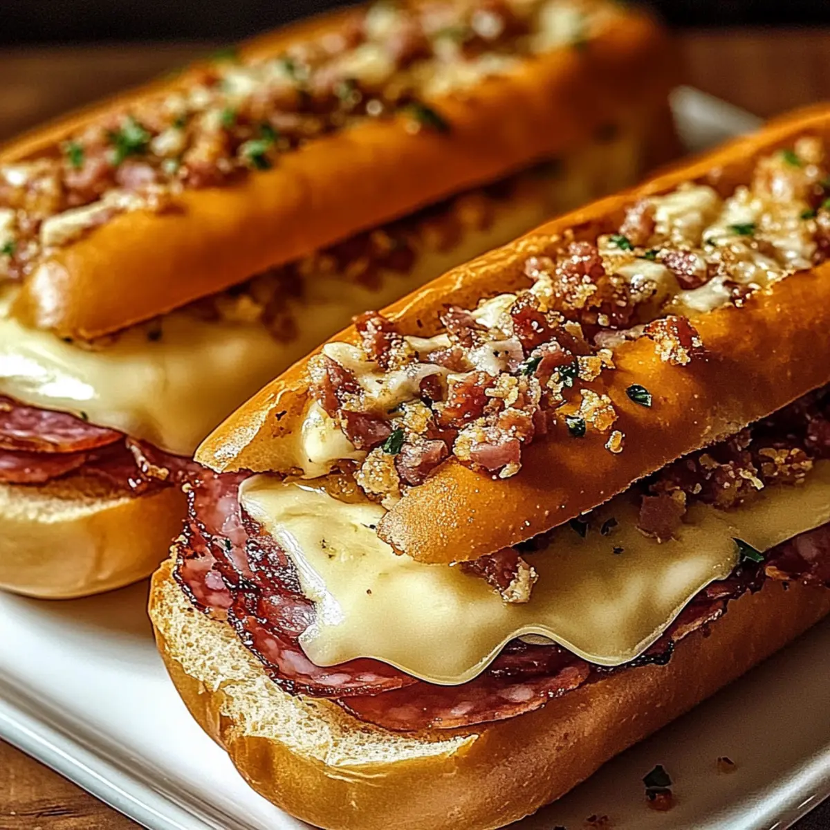 Delicious Italian Sub Sandwiches Packed with Flavorful Layers