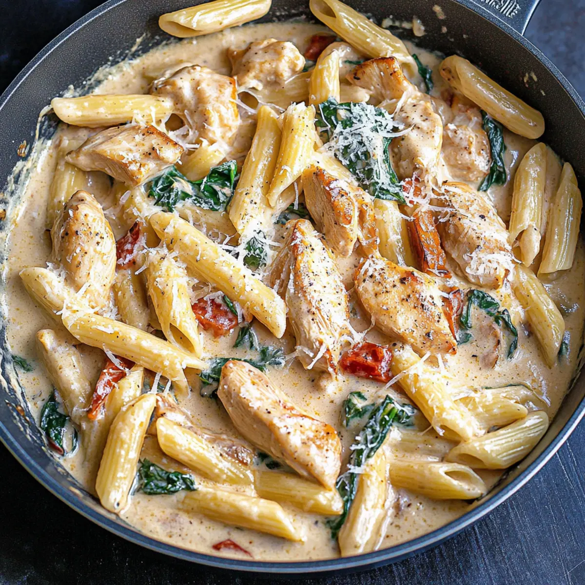 Creamy Tuscan Chicken Pasta That’s a Weeknight Winner