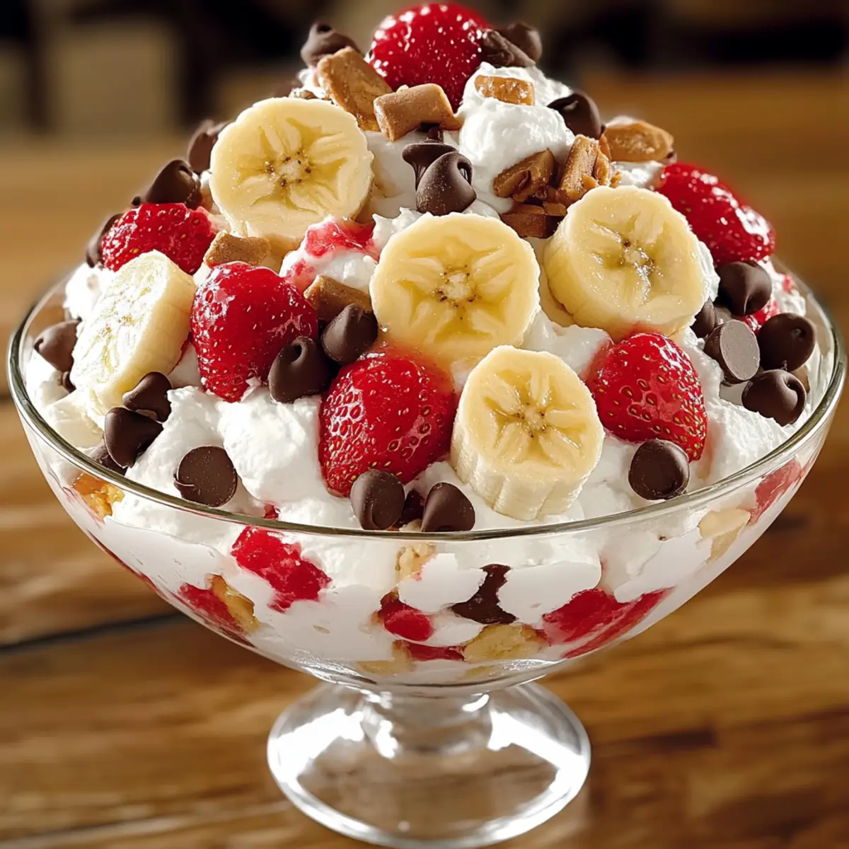 Banana Split Fluff Salad: The Ultimate No-Bake Delight