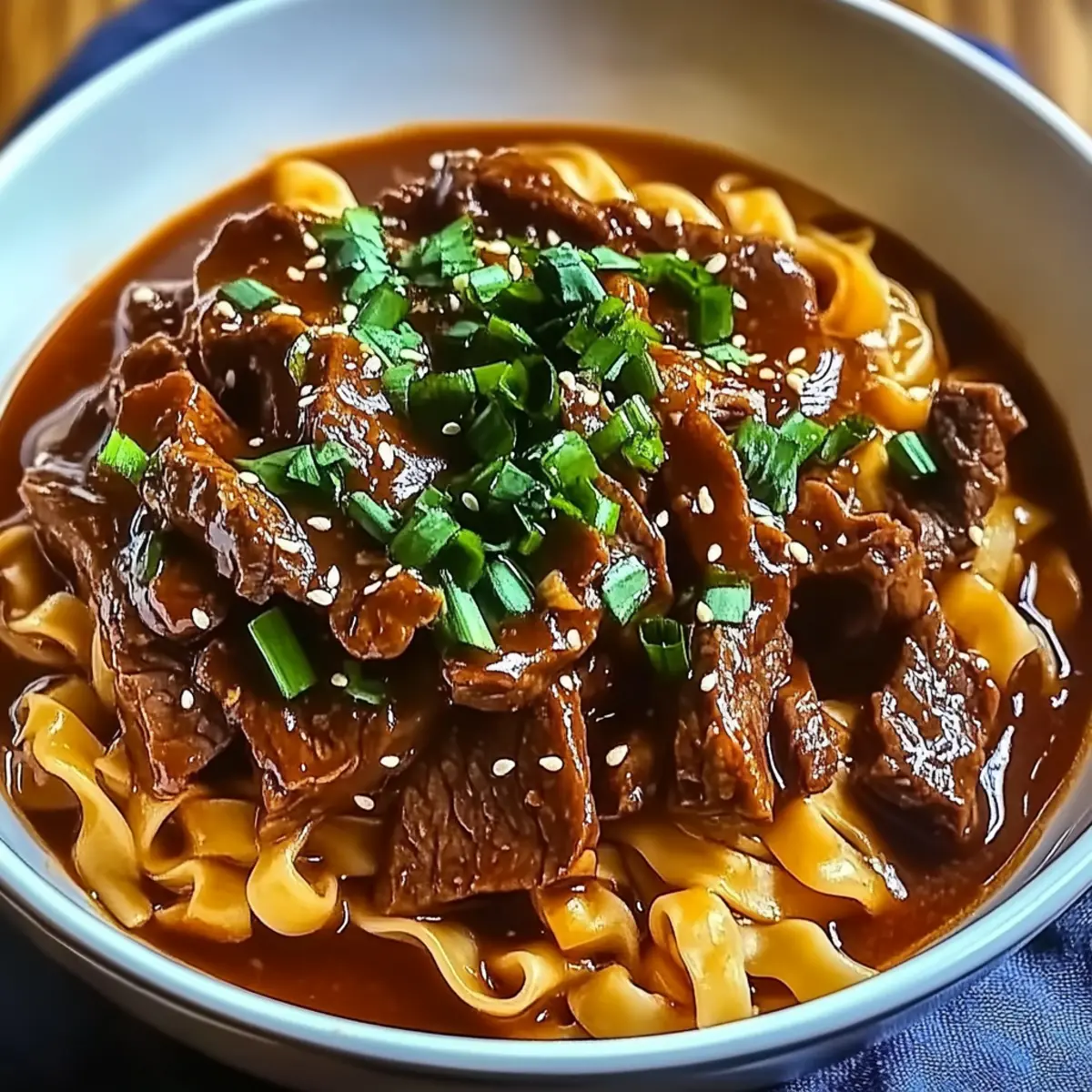 Savory Korean Beef Noodles That Warm Your Soul