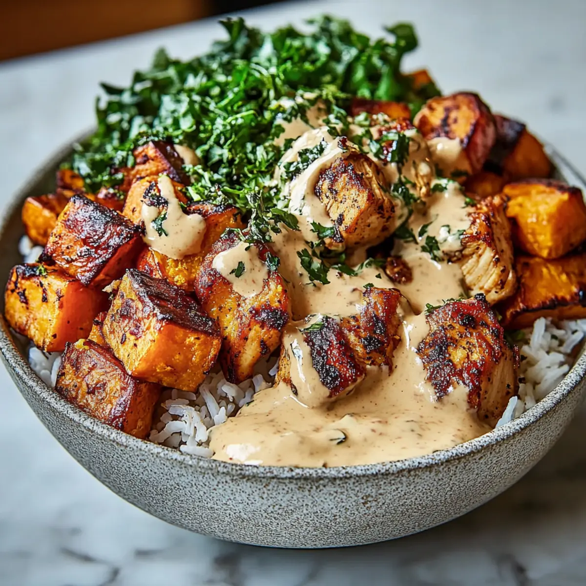 Healthy Chicken & Sweet Potato Bowls for Comforting Meal Prep