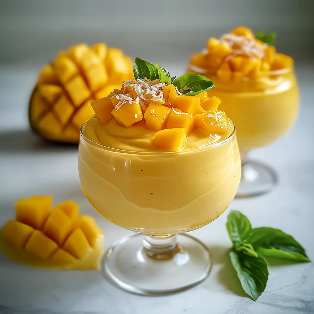 Creamy Mango Mousse: A 3-Ingredient Tropical Treat