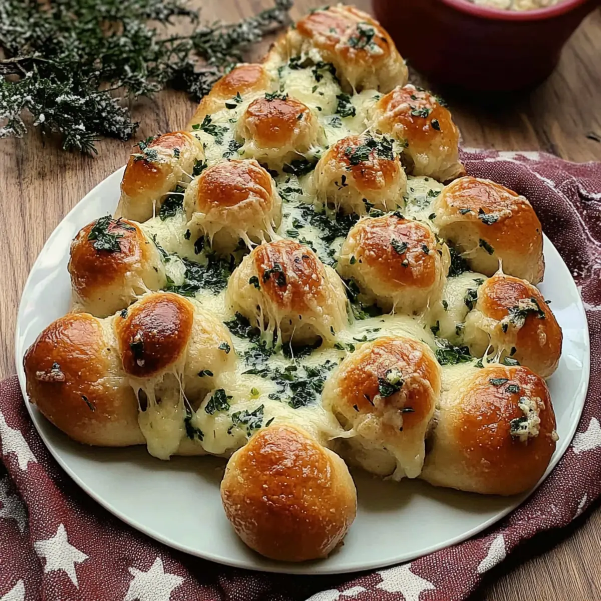 Deliciously Cheesy Christmas Tree Bread for Festive Gatherings