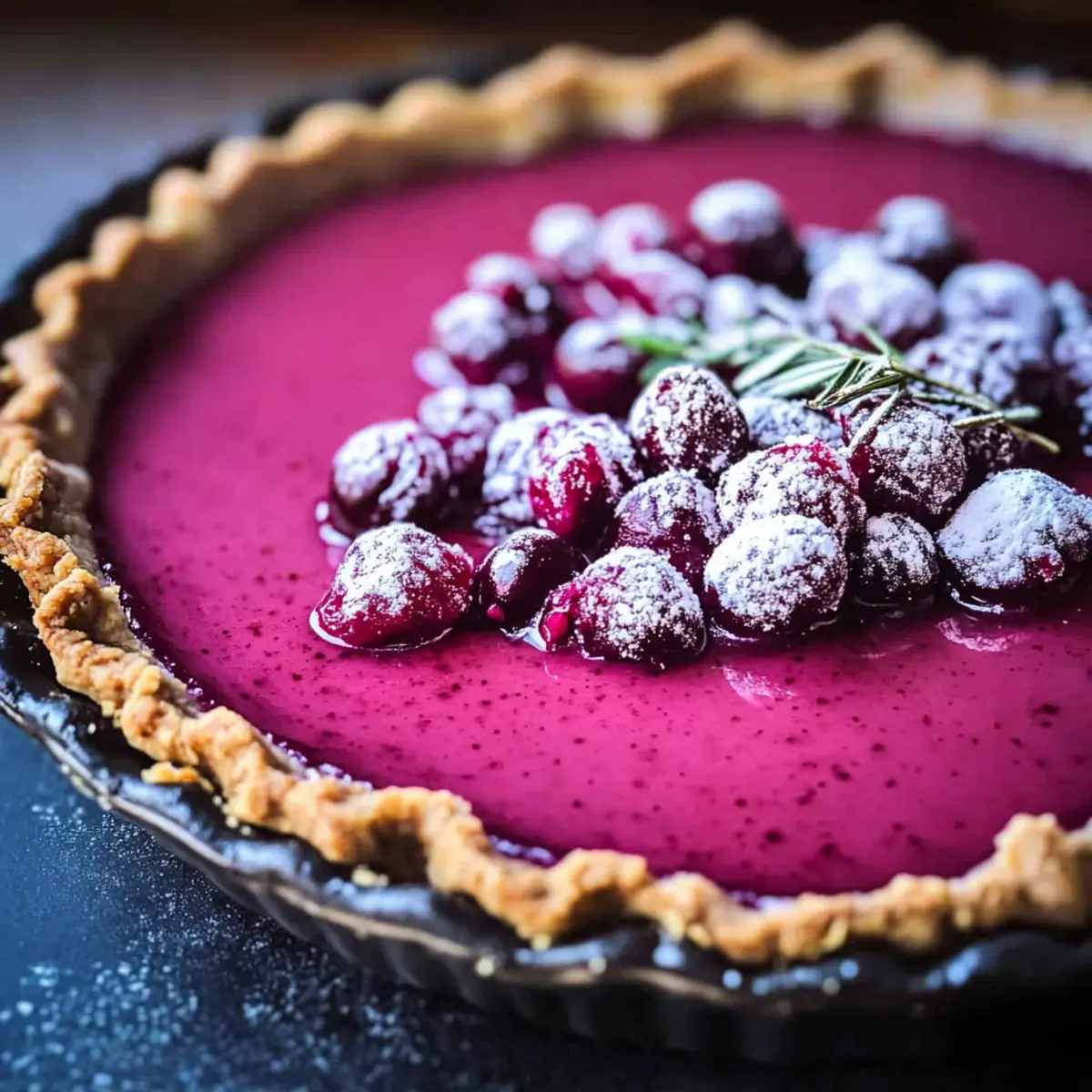 Delightful Cranberry Gingersnap Pie: A Festive Treat to Savor