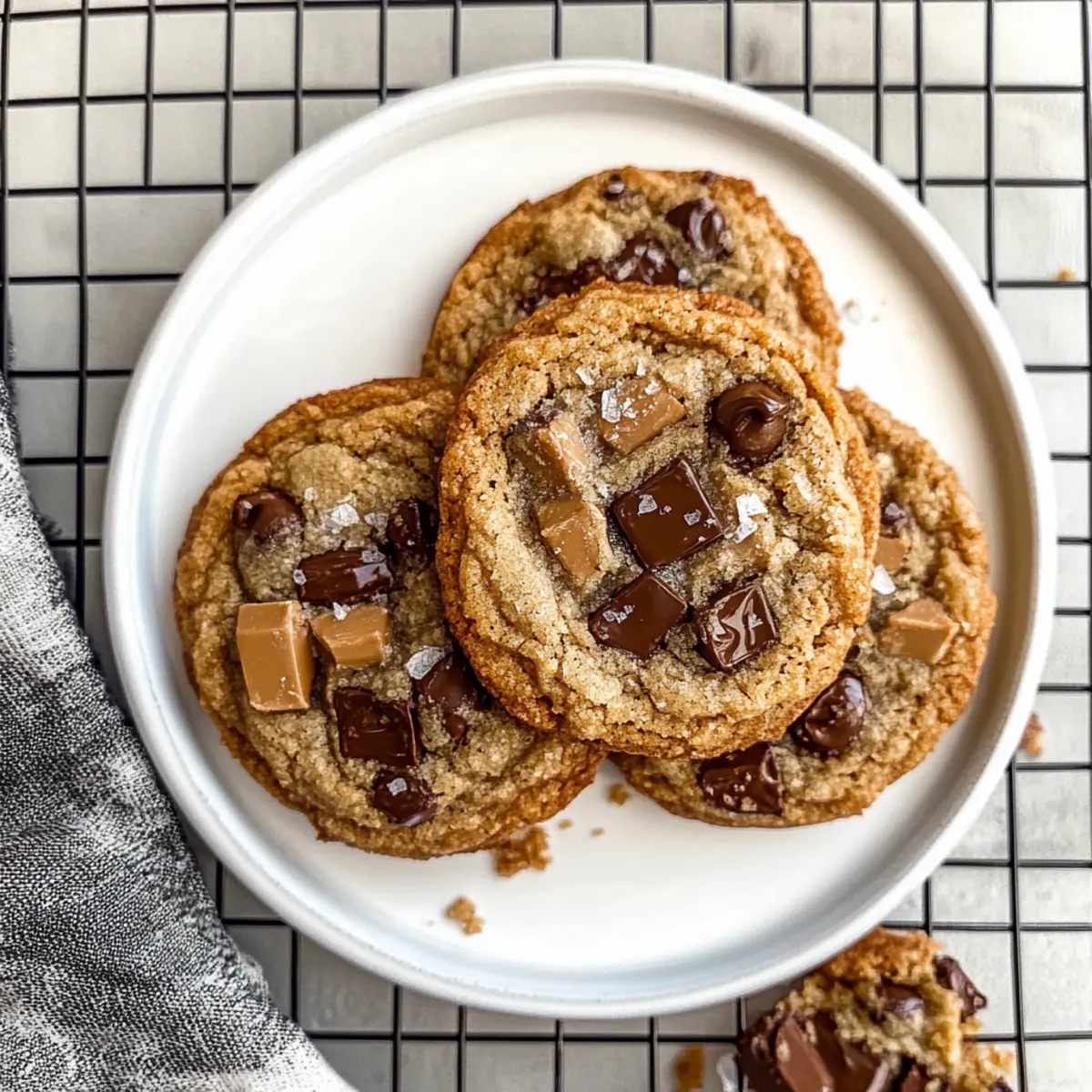 Browned Butter Toffee Chocolate Chip Cookies – Irresistibly Chewy!