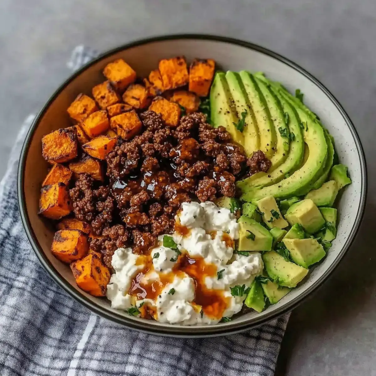 Savor the Flavor: Ground Beef Hot Honey Bowl Bliss