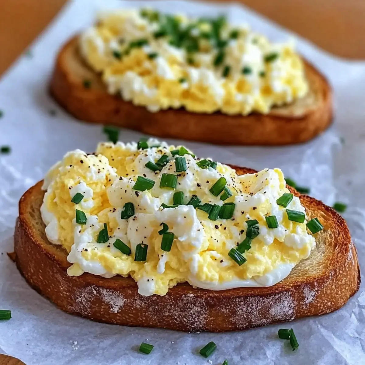 Creamy Egg and Ricotta Toast for a Perfect Morning Boost
