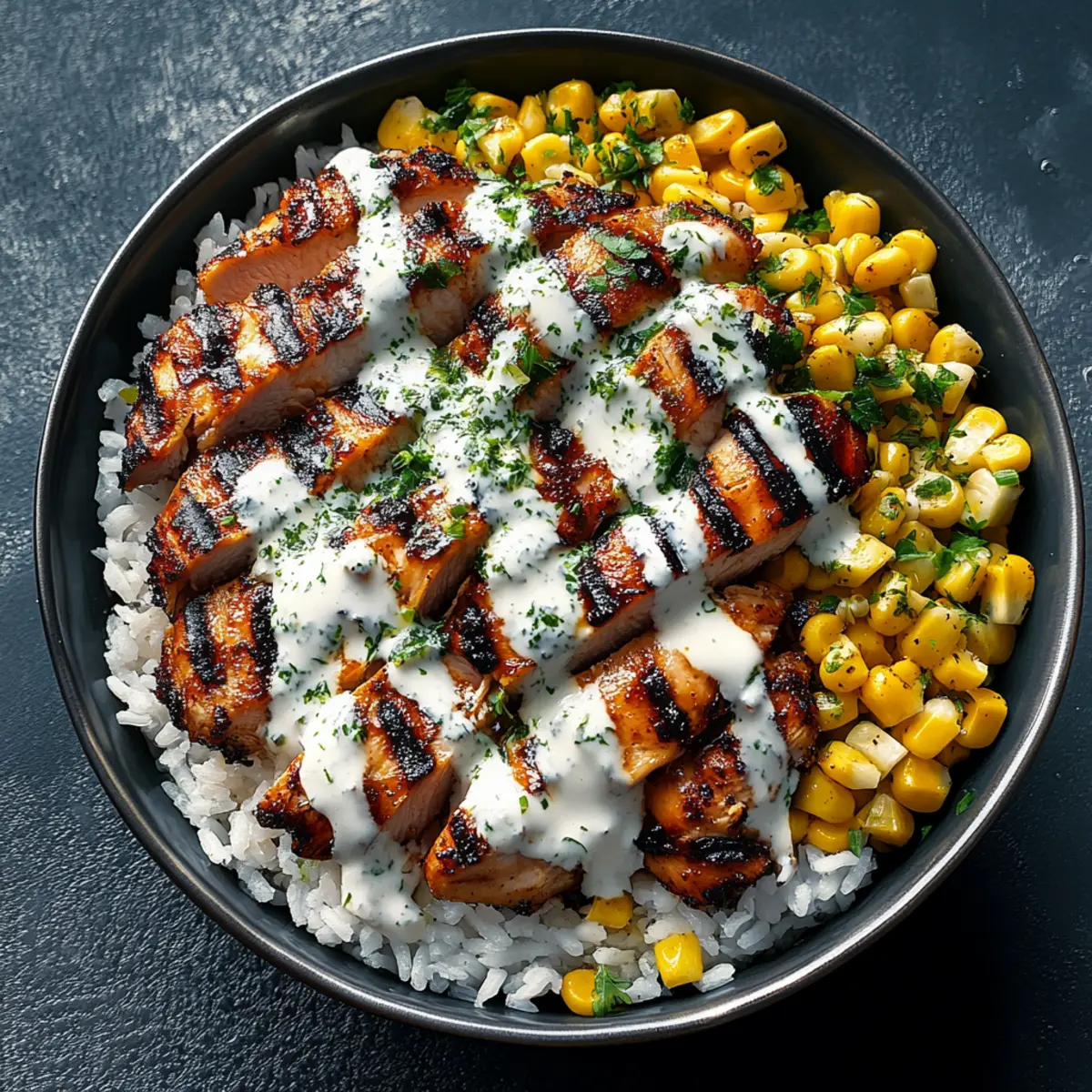 High Protein Street Corn Chicken Bowls for Busy Weeknights