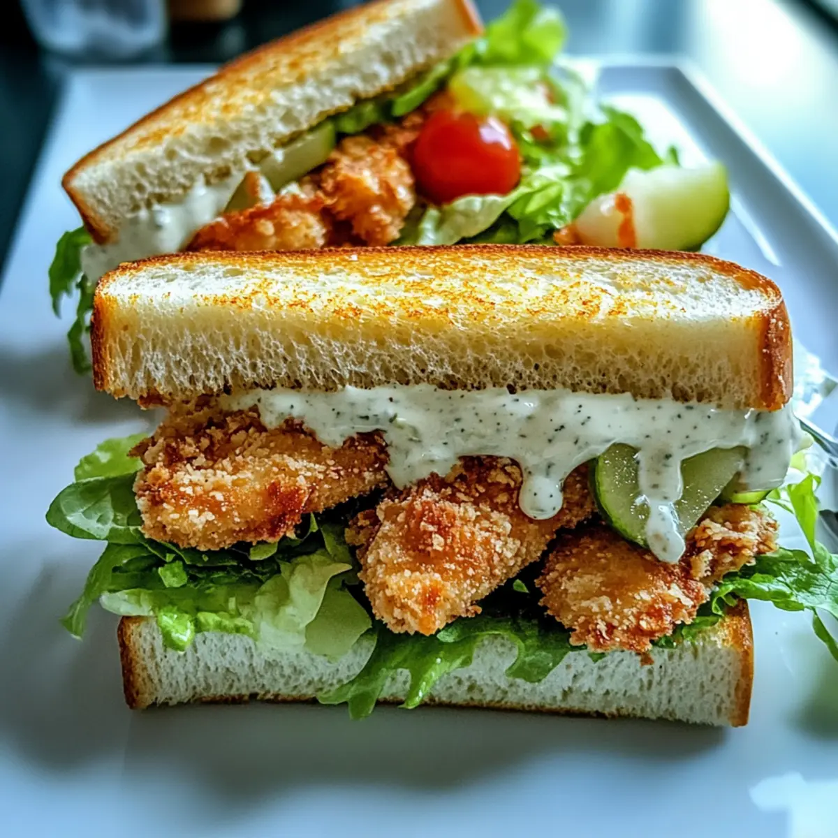 Crunchy Chicken Caesar Sandwich You’ll Crave Every Bite