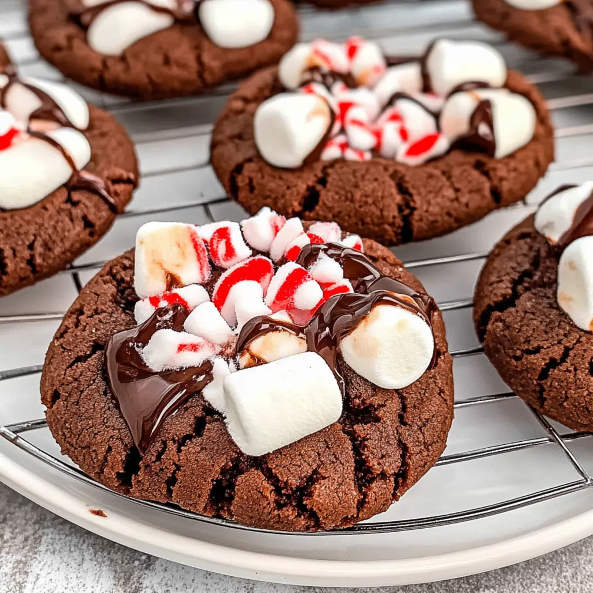 Decadent Peppermint Hot Chocolate Cookies for Holiday Bliss