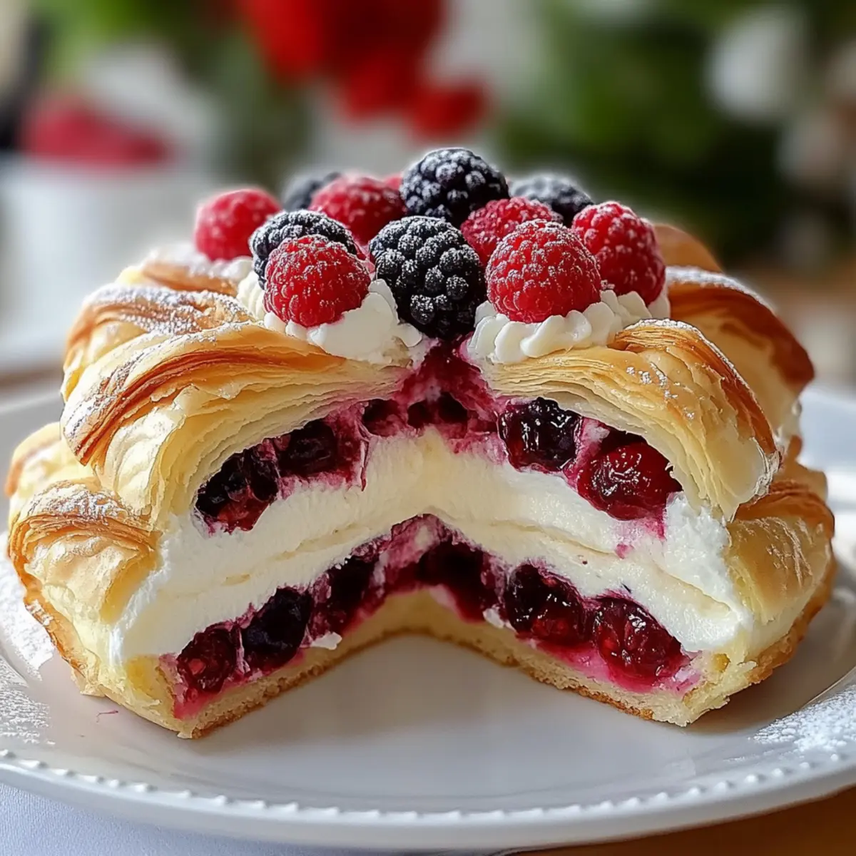 Exquisite Berry Cream Pastry Cake: Your Indulgent Bliss Awaits