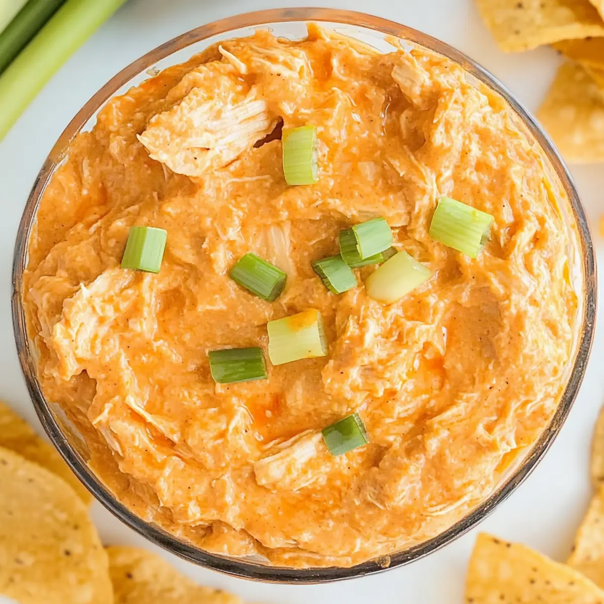 Creamy Slow Cooker Buffalo Chicken Dip in Just 5 Ingredients