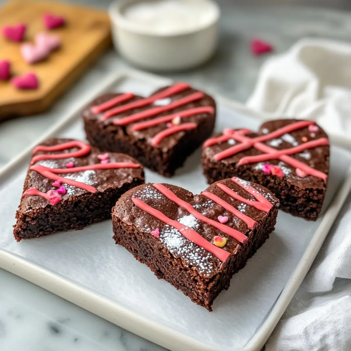 Fudgy Heart Shaped Brownies Recipe for Sweet Celebrations