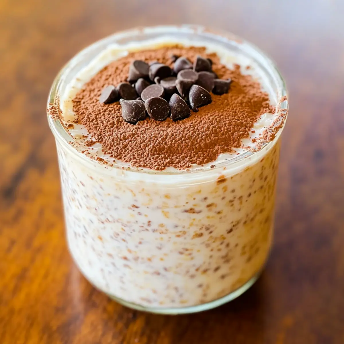Tiramisu Overnight Oats for a Guilt-Free Breakfast Treat