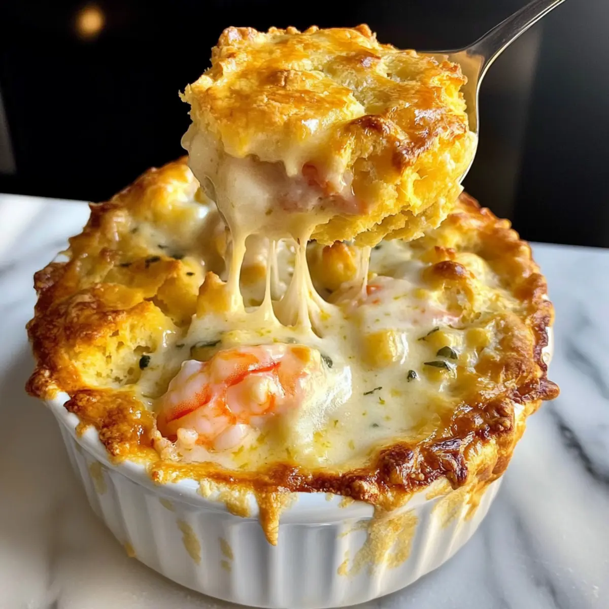 Cheddar Bay Biscuit Seafood Pot Pie for Cozy Nights In