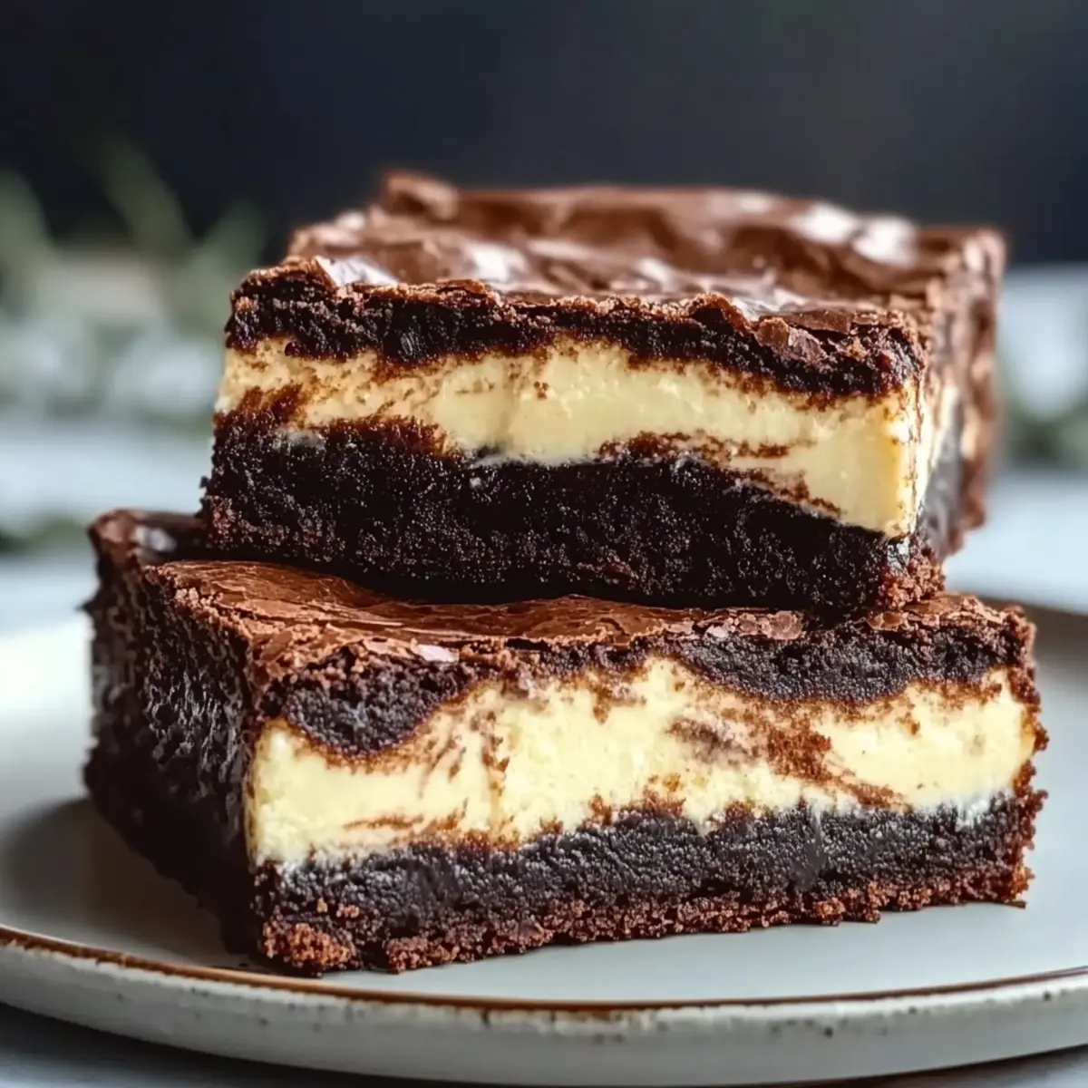 Sourdough Dessert Cheesecake Brownies for Ultimate Indulgence