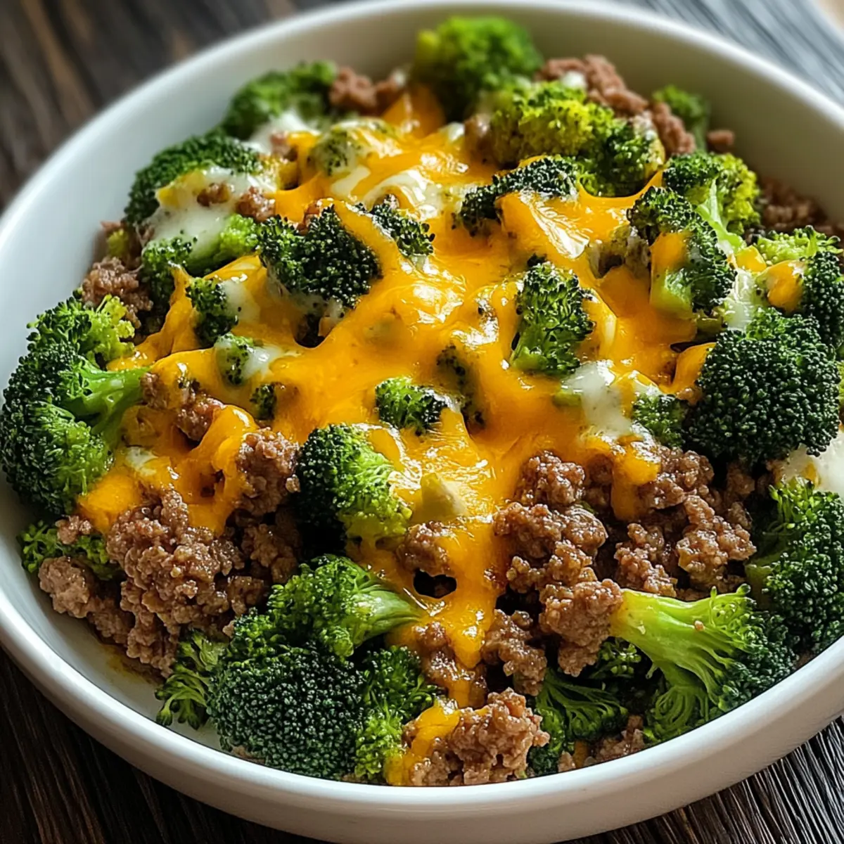 Keto Hamburger Broccoli Skillet: Creamy, Quick, and Delicious