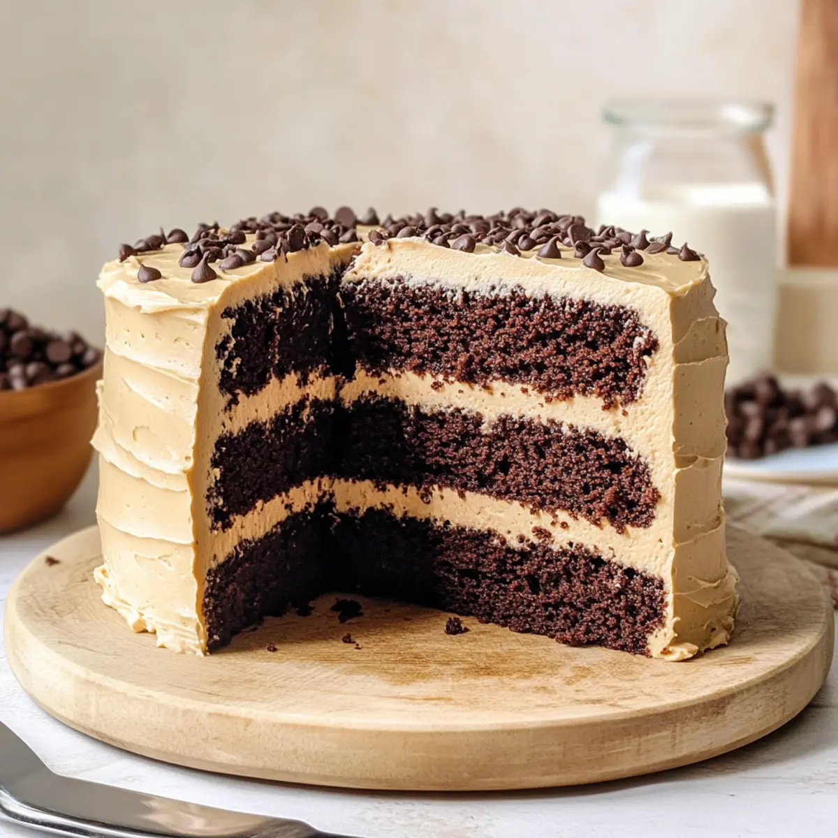 Decadent Coffee Chocolate Cake with Irresistible Buttercream