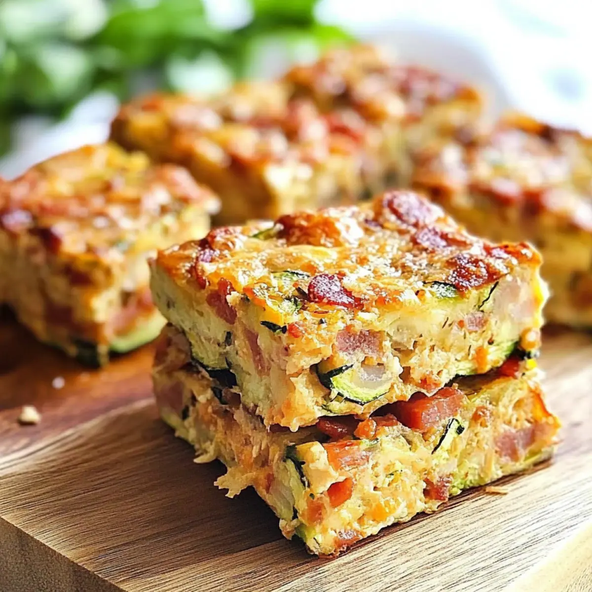 Delicious Zucchini and Bacon Slice Perfect for Meal Prep