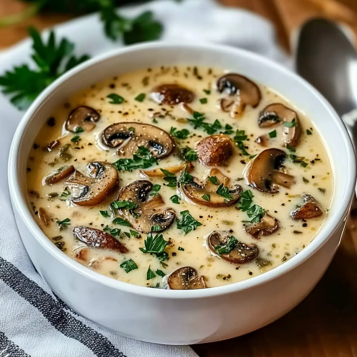 Creamy Cottage Cheese Mushroom Soup for Cozy Comfort