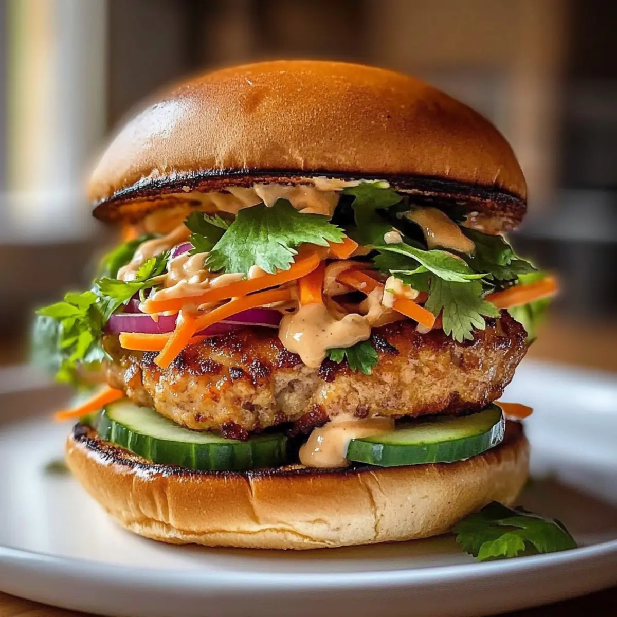 Savory Thai Peanut Turkey Burgers You’ll Crave Tonight