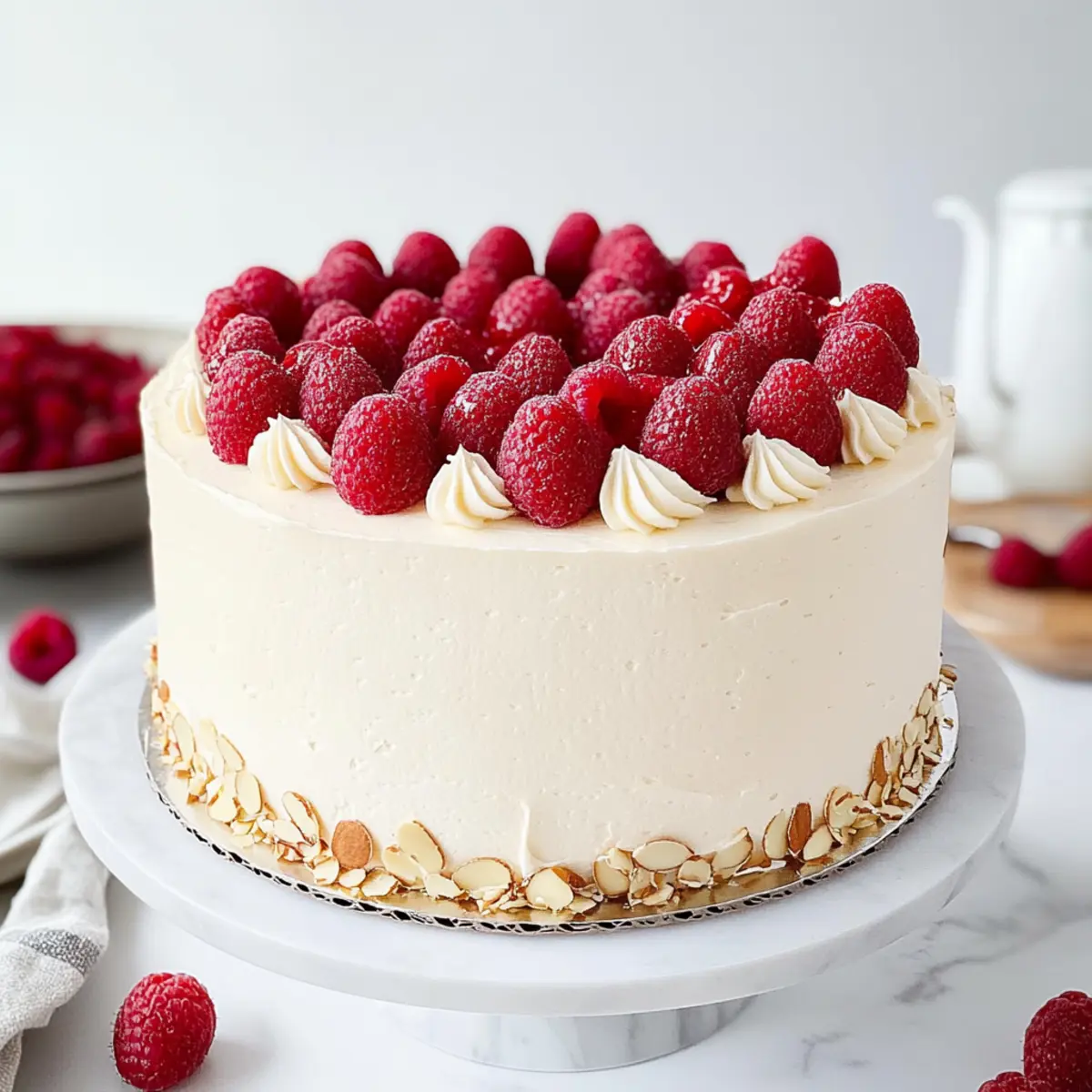 Irresistible Raspberry Almond Cake to Sweeten Your Day
