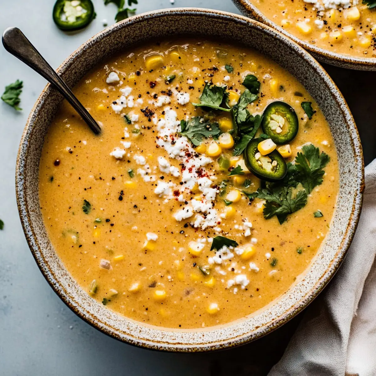 Savory Mexican Street Corn Soup Beyond Comfort Food