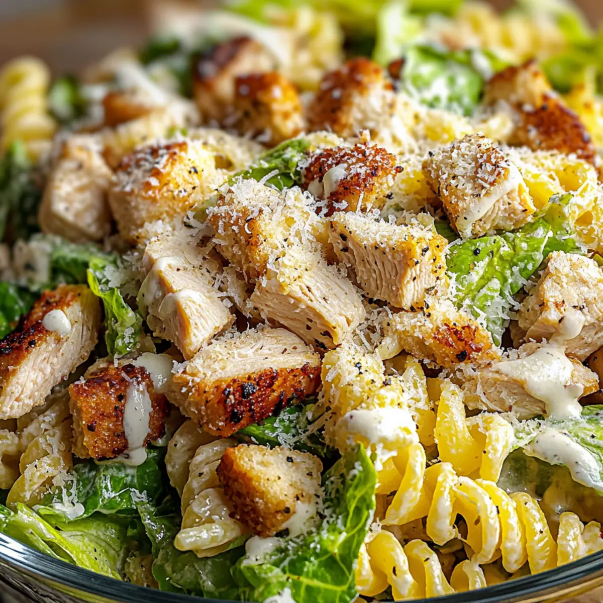 Savory Chicken Caesar Pasta Salad for a Quick Family Meal