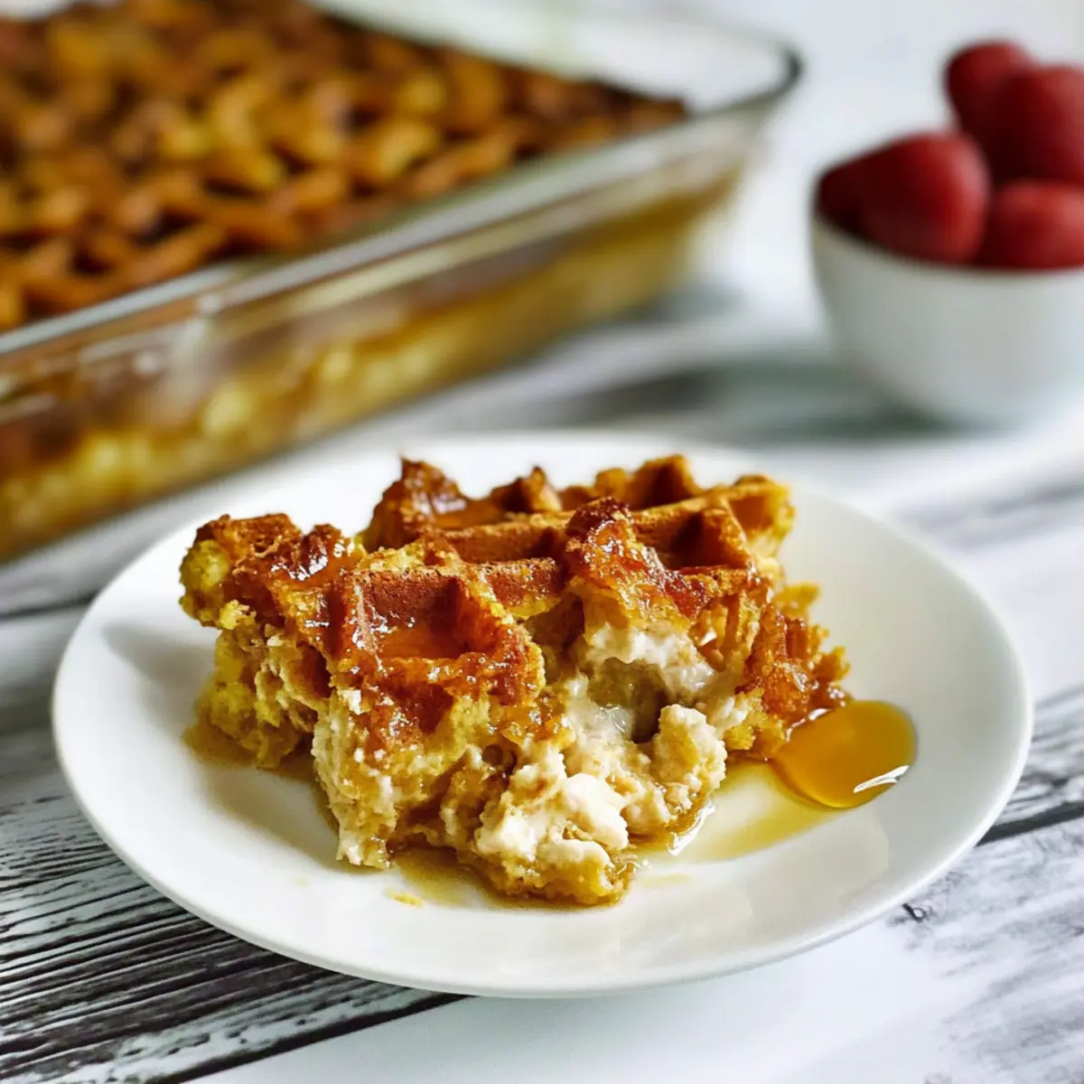 Deliciously Easy Chicken and Waffle Casserole for Brunch Bliss