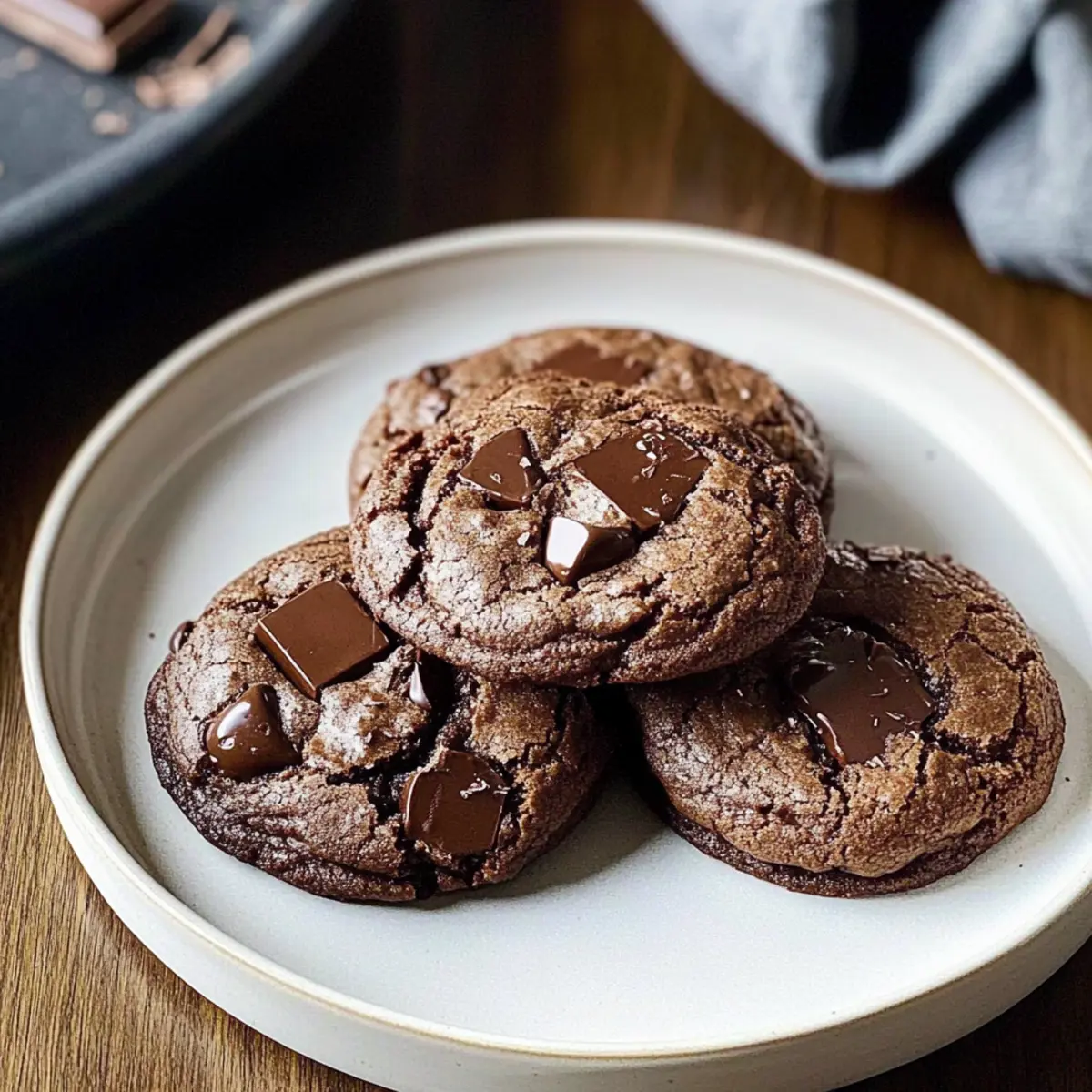 Double Chocolate Chip Cookies – Chewy Bliss with Every Bite