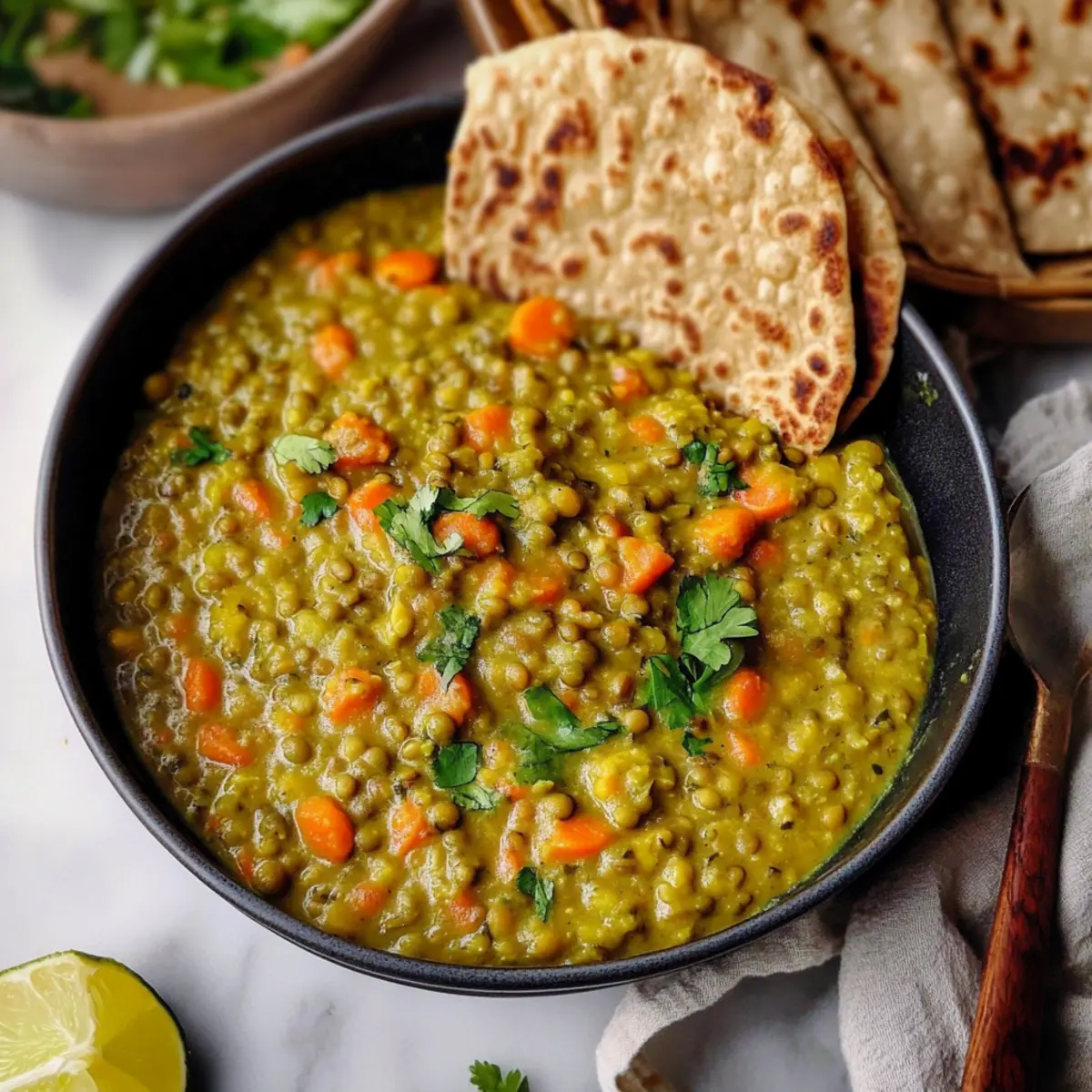 Creamy Green Lentil Dal Recipe That's Pure Comfort
