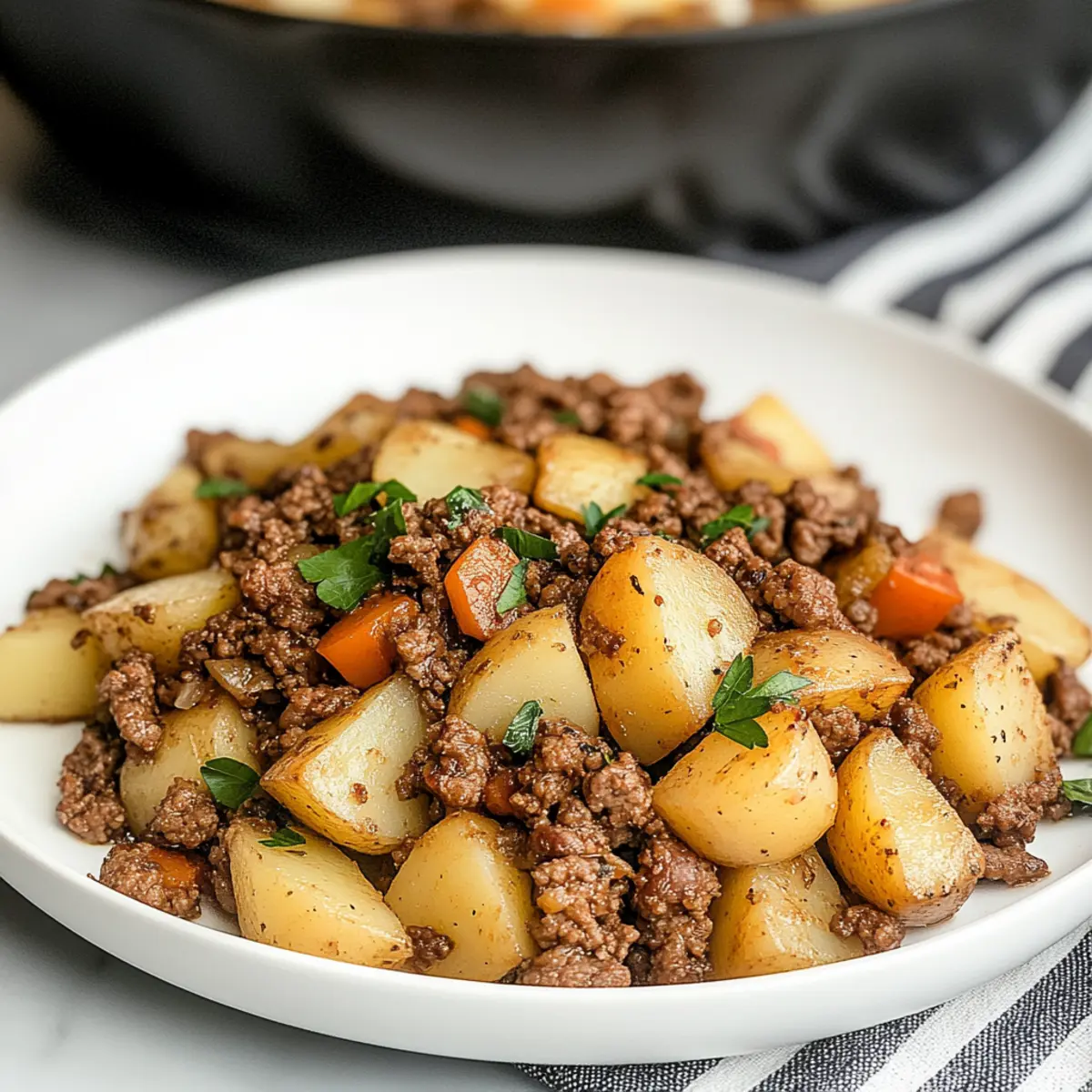 Ground Lamb with Potatoes: Cozy Comfort Food Delight