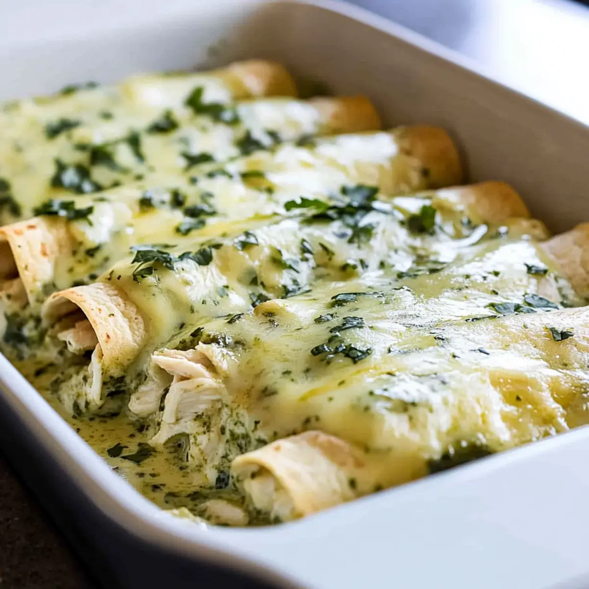 Creamy Poblano Chicken Enchiladas That Will Steal Your Heart