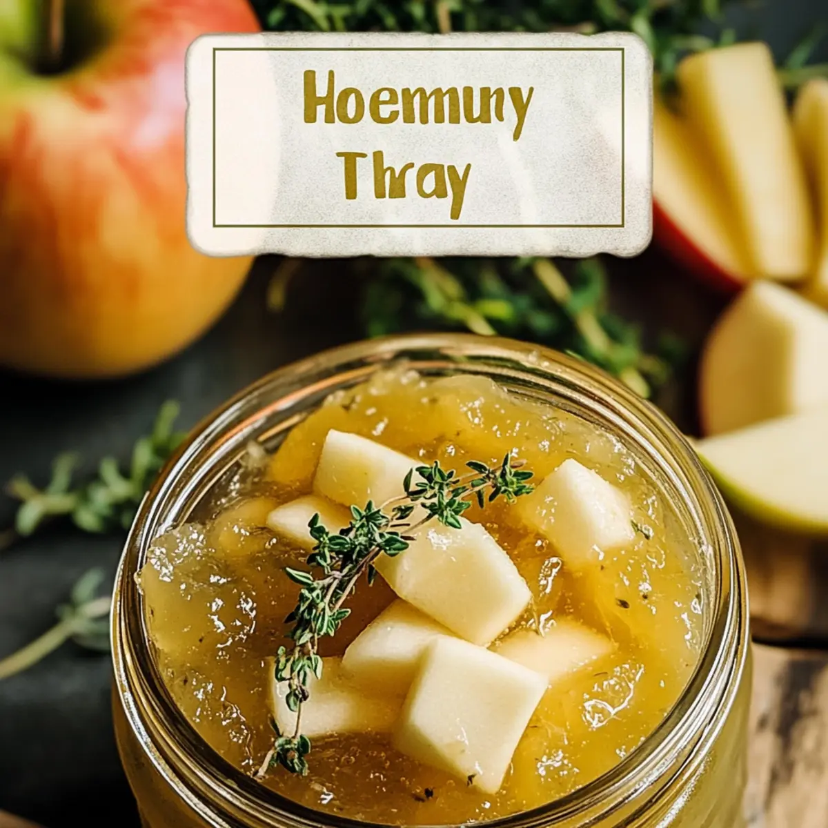 Delicious Apple Thyme Jam Recipe: A Cozy Fall Delight
