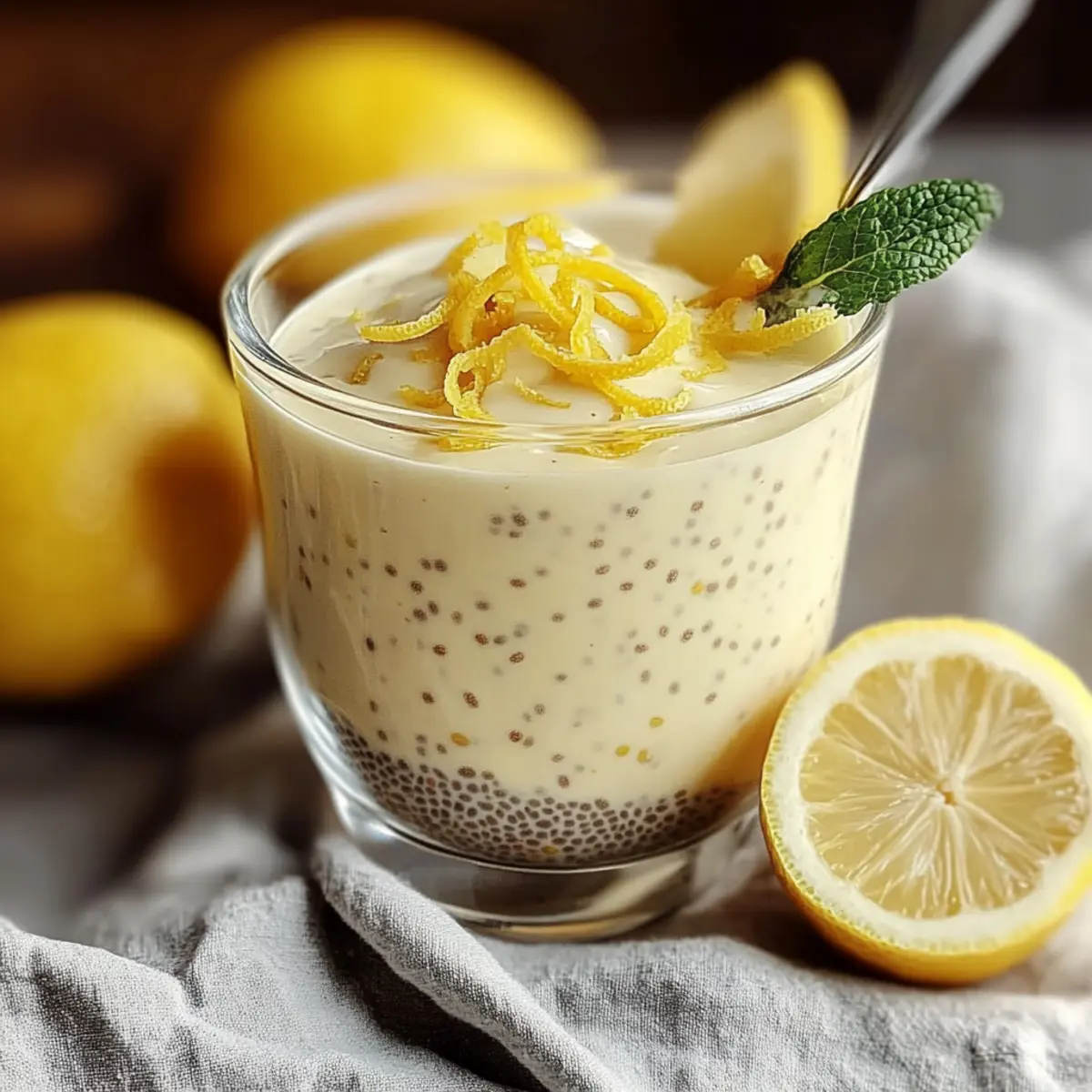 Lemon Cream Chia Pudding: A Refreshing, No-Cook Delight