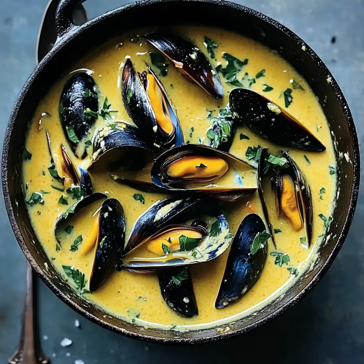 Mouclade French Mussels in Cream Sauce for Ultimate Comfort