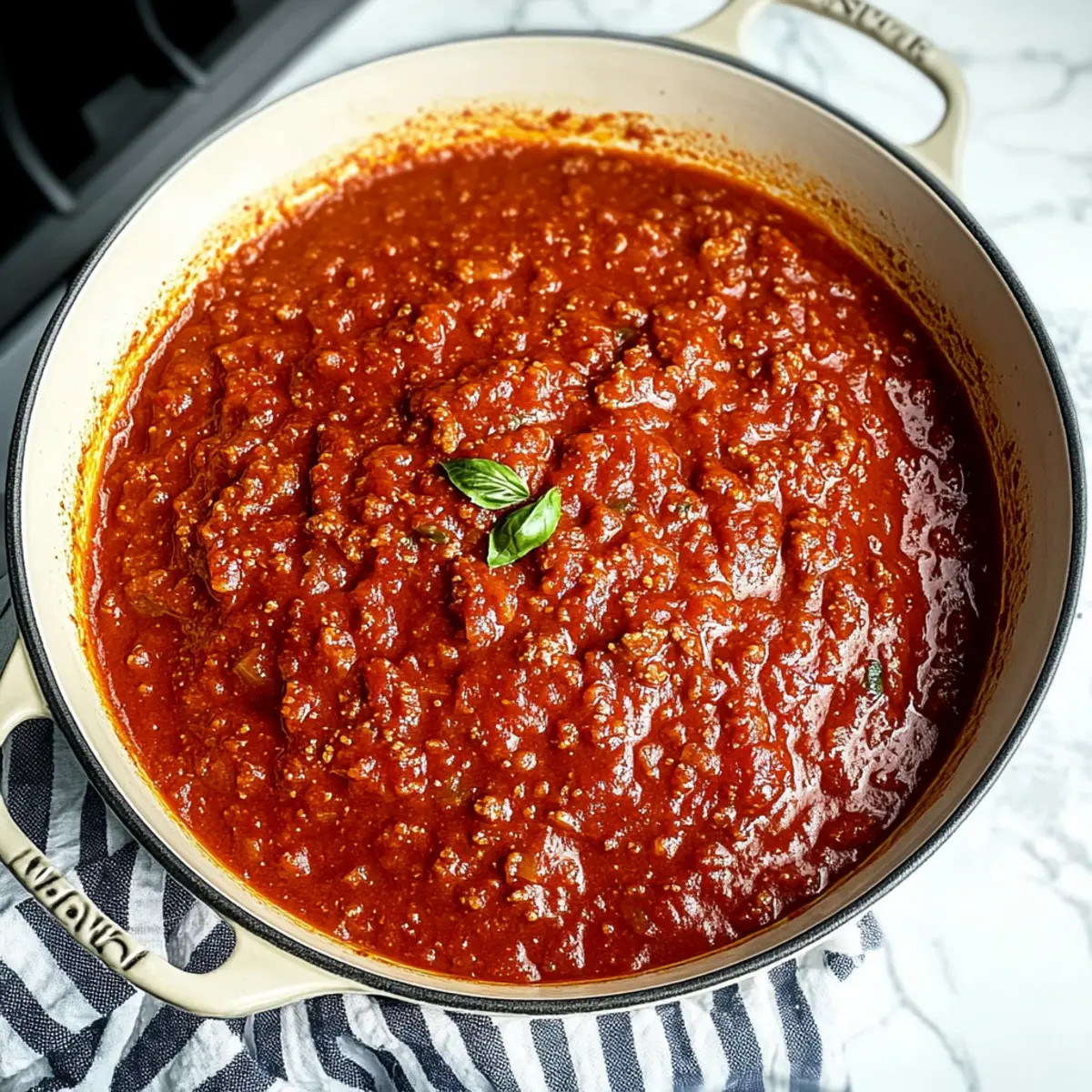 Homemade Italian Meat Sauce: Comforting Flavor in Every Bite