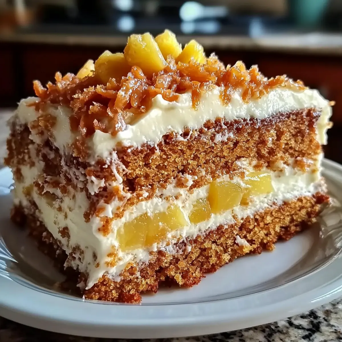 Hawaiian Carrot Pineapple Cake for a Tropical Treat