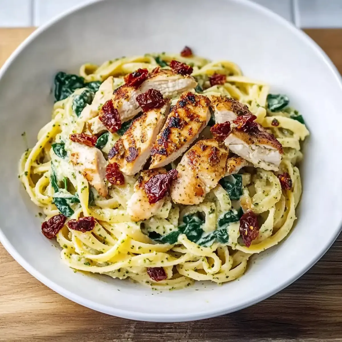 Creamy Chicken Pesto Pasta with Spinach for Easy Weeknight Wins