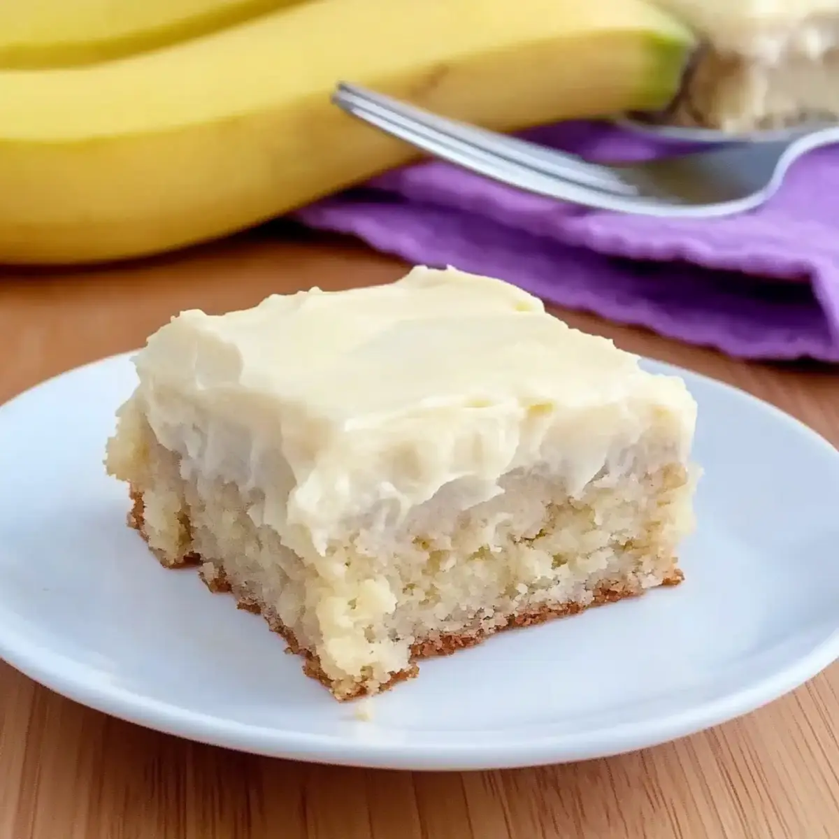 Banana Bars with Cream Cheese Frosting for Sweet Joy