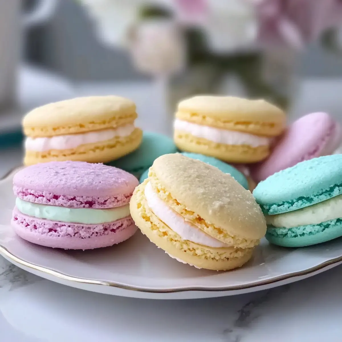 Pastel Sugar Cookie Sandwiches Bursting with Spring Joy