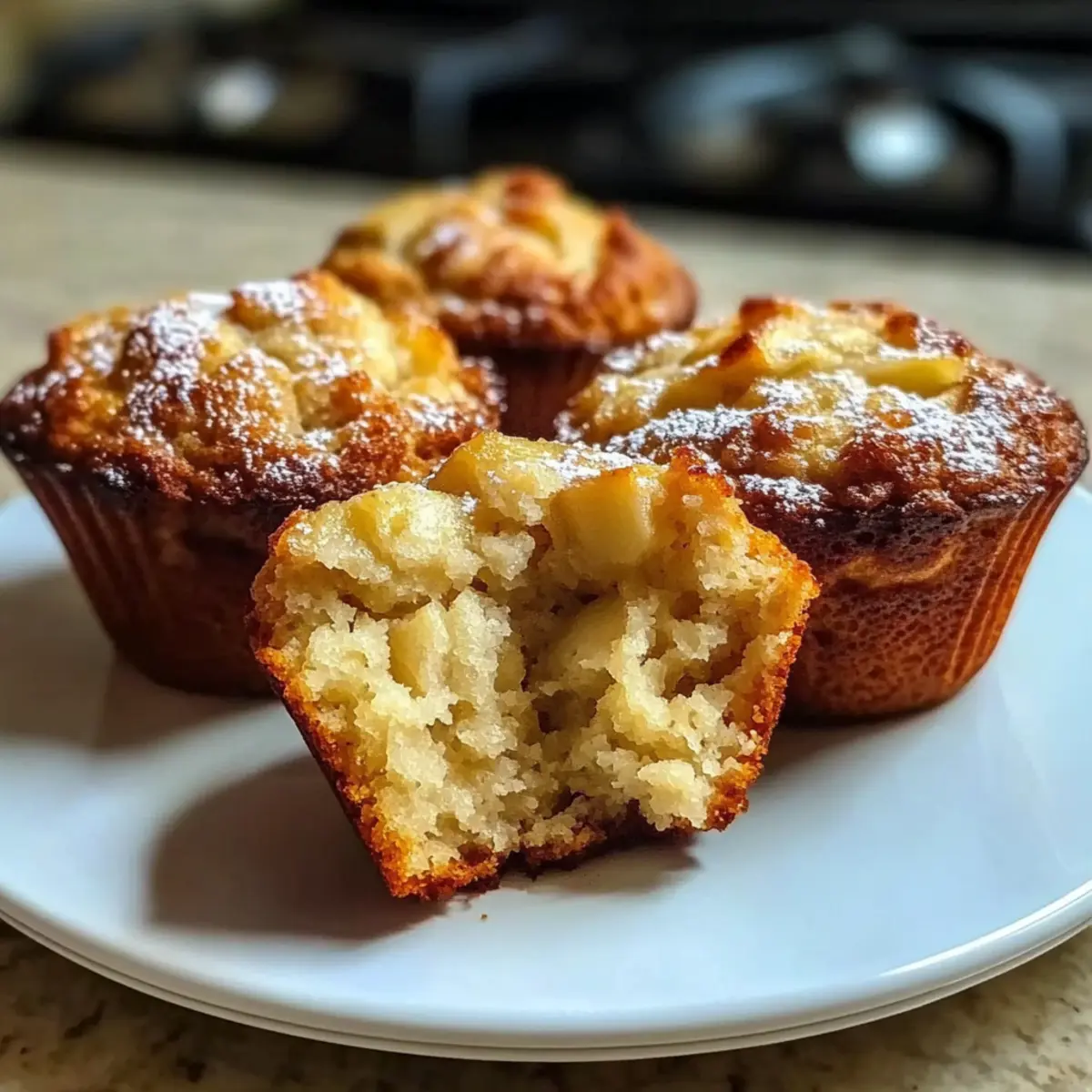 Moist Greek Yogurt Apple Muffins Perfect for Busy Mornings