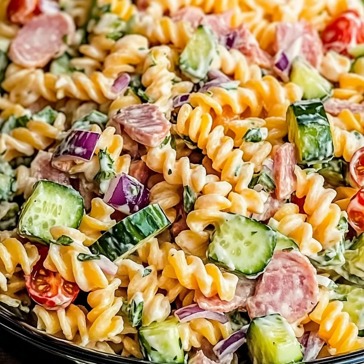 Grinder Pasta Salad: Your New Go-To Flavorful Delight