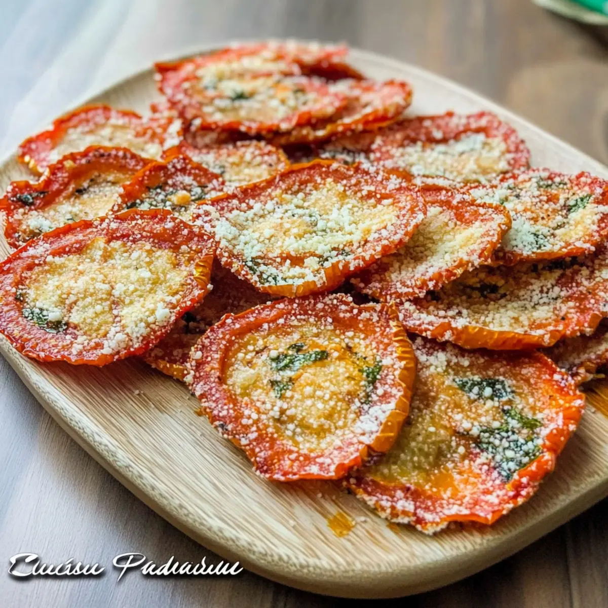 Crispy Parmesan Tomato Chips: Irresistibly Crunchy Snack