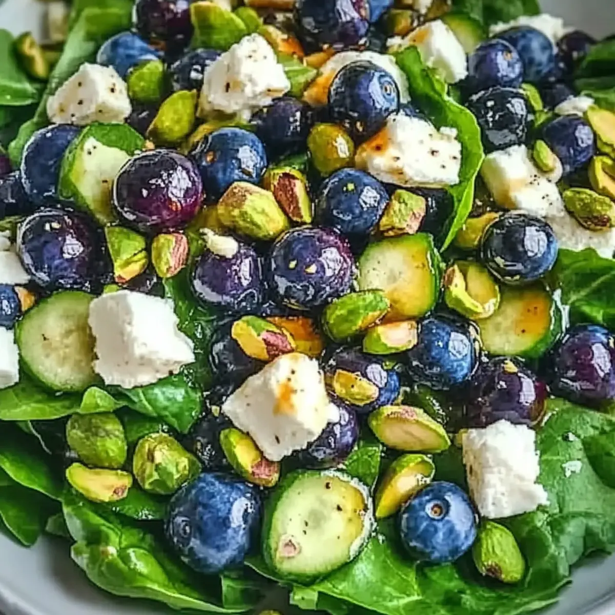 Fresh Blueberry Pistachio Spring Salad to Brighten Your Day