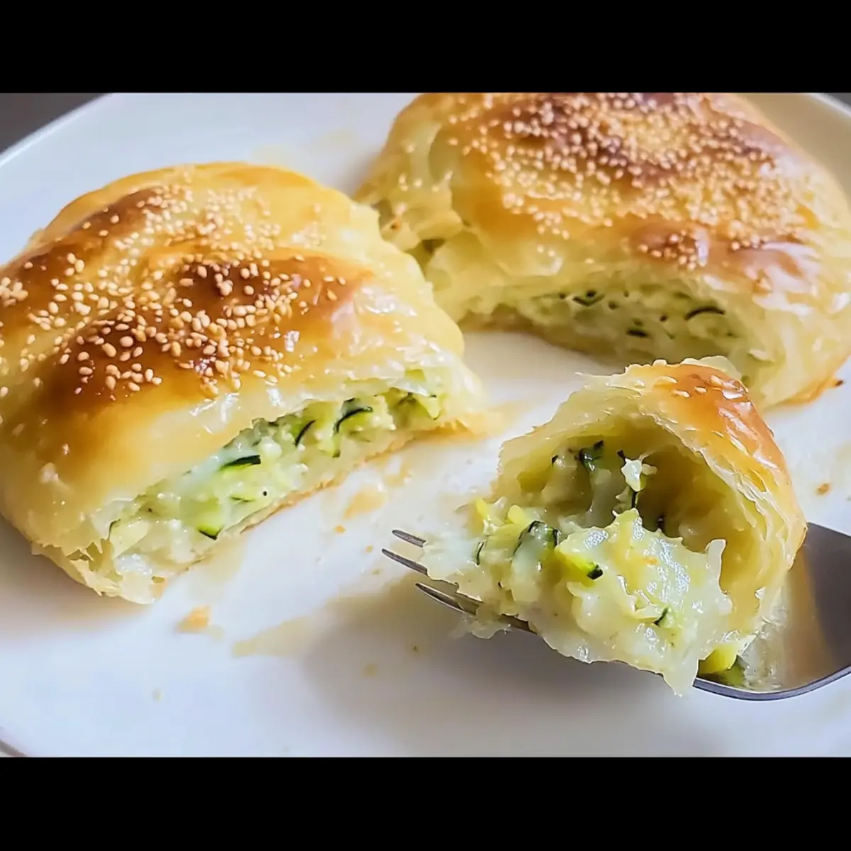 Crispy Viral Rice Paper Spanakopita with Zucchini Delight