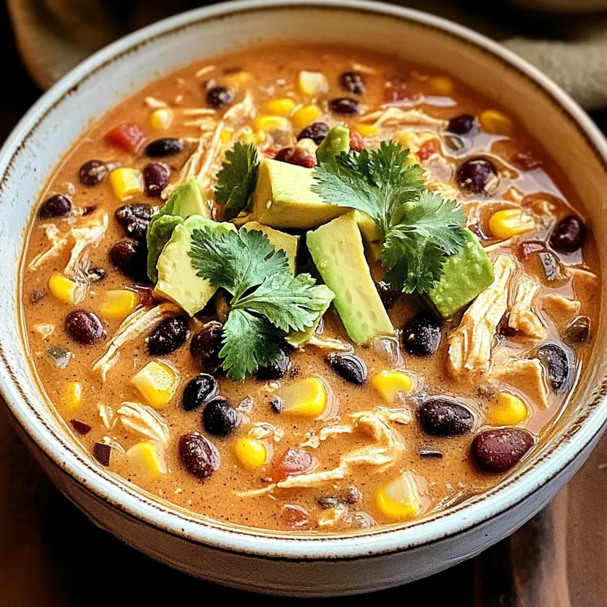 Crock Pot Cream Cheese Chicken Chili That Melts in Your Mouth