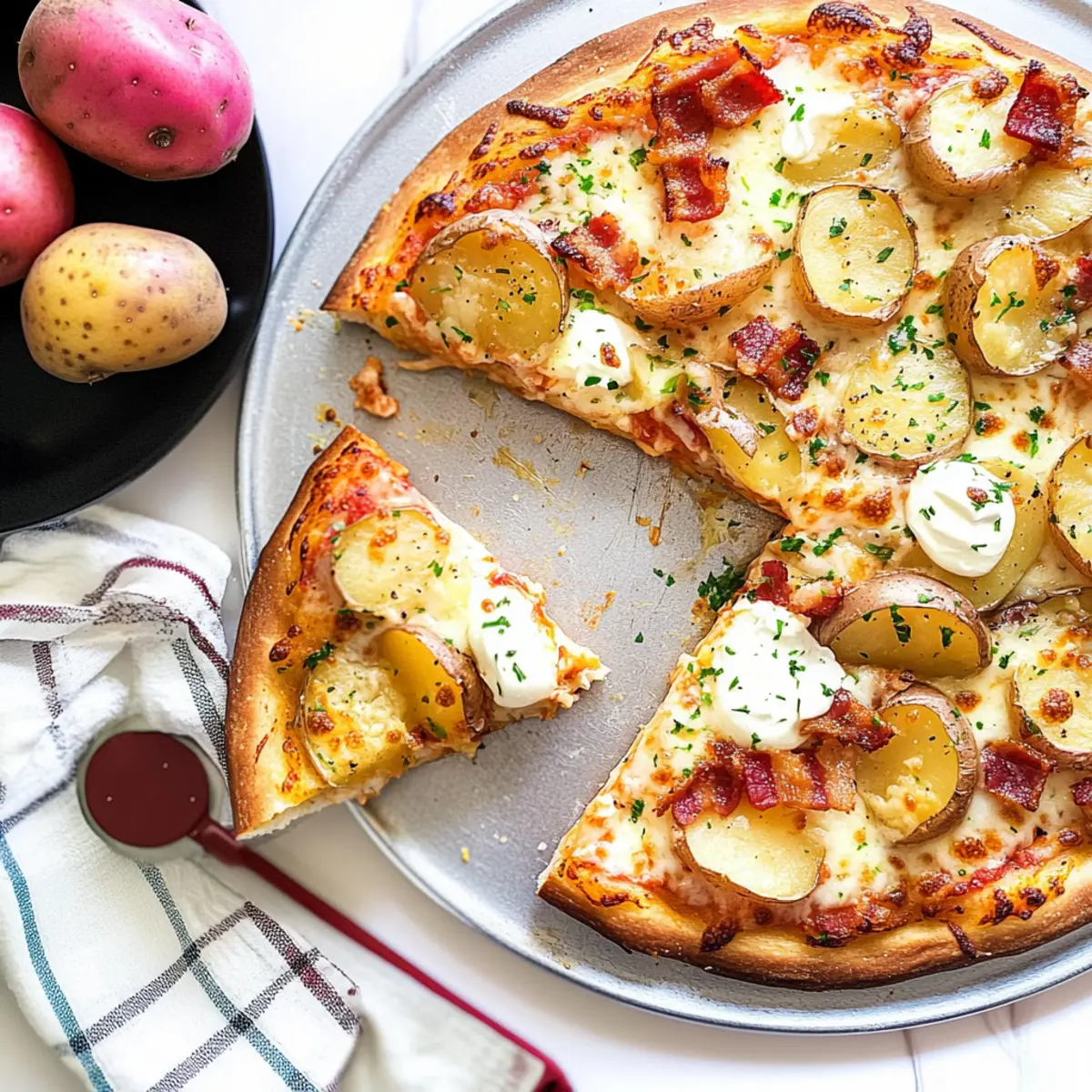 Loaded Baked Potato Pizza: A Comfort Food Dream Come True